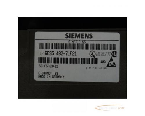 Siemens 6ES5482-7LF21 Simatik S5 dig. Ein- / Ausgabe DC 24V 0.5A E-Stand 03 - Bild 4