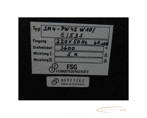 FSG SM4-PW45 W10 / E / 53S Eing. 220V 50Hz 60sec. - Bild 4