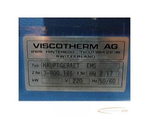 Viscotherm Hauptgerät EMS Z.Nr. 3-800. 165 F.Nr. HW 2.17 - Bild 5