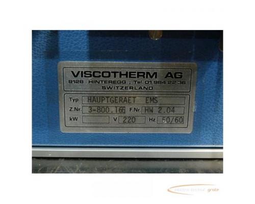 Viscotherm Hauptgerät EMS Z.Nr. 3-800. 165 F.Nr. HW 2.04 - Bild 5