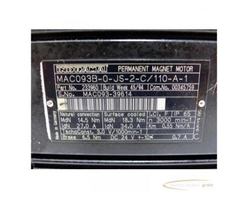 Indramat MAC093B-0-JS-2-C/110-A-1 Permanent Magnet Motor - Bild 3