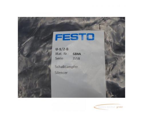 Festo U-1/2-B Schalldämpfer 6844 > ungebraucht! - Bild 3