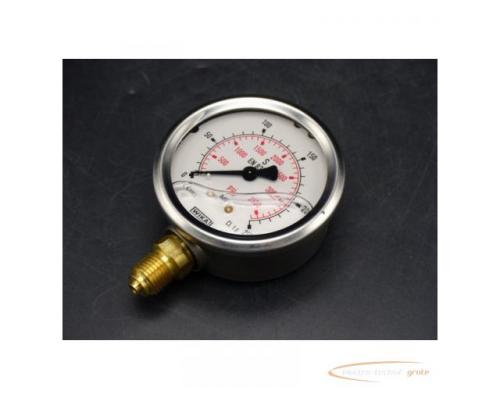 WIKA Glyzerin-Manometer 0 - 250 bar Ø 68 mm > ungebraucht! - Bild 1