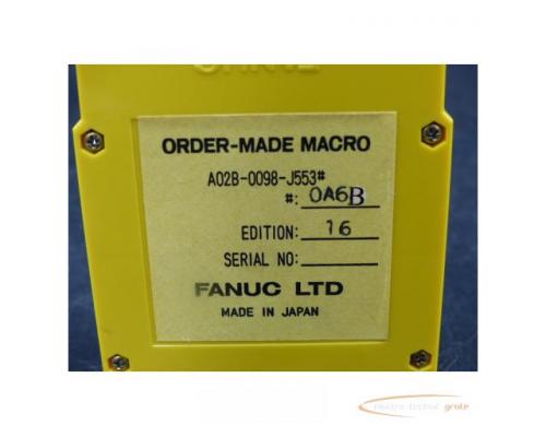 Fanuc A028-0098-J553 # 0A6B Order-Made Macro Modul - Bild 3