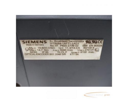 Siemens 1FT6084-1AF71-1AG1 Servomotor > mit 12 Monaten Gewährleistung! - Bild 4