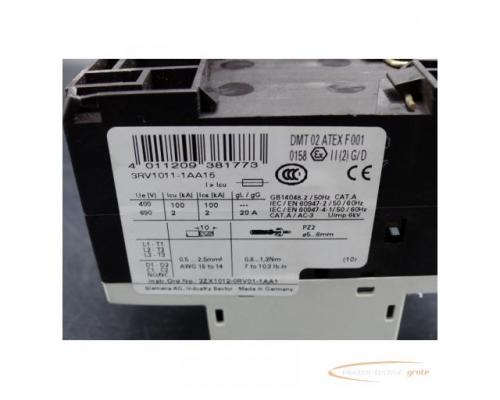 Siemens 3RV1011-1AA15 Leistungsschalter 1.1 - 1.6A - Bild 6