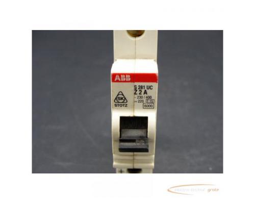 ABB S281 UC Z 2 A Schutzschalter 230 / 400V - Bild 2