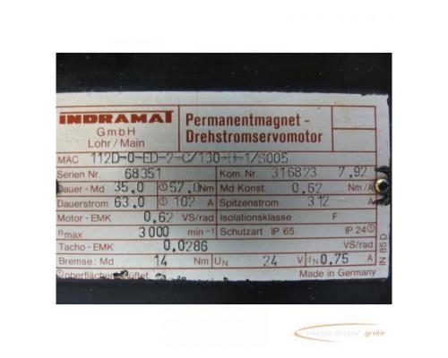 Indramat MAC 112D-0-ED-2-C/130-B-1/S005 Permanentmagnet-Drehstromservomotor - Bild 6