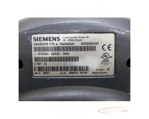 Siemens 6FC5403-0AA20-1AA0 Handheld Terminal HT 8 mit Handrad Version 12 - Bild 4