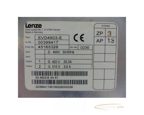 Lenze 4900 / EVD4903-E Frequenzumrichter - Bild 3