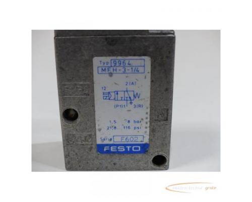 Festo MFH-3-1/4 Magnetventil 9964 + MSFG-24/42-50/60-OD Magnetspule 34411 - Bild 3