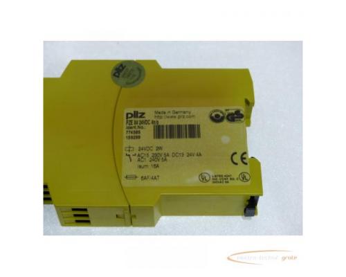 Pilz PZE X4 24VDC 4n/o Kontakterweiterungsblock Id. 774585 SN 159299 - Bild 2