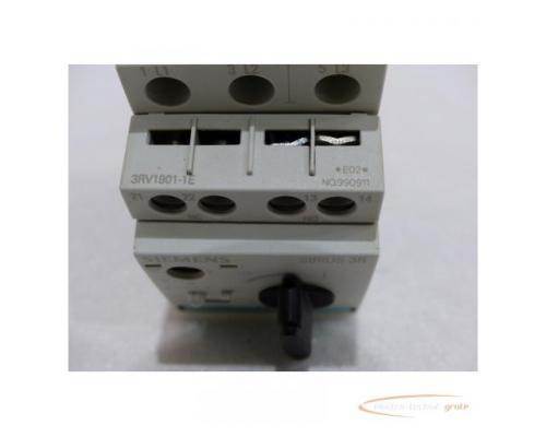 Siemens 3RV1021-4DA10 Leistungsschalter 25A / 300A + 3RV1901-1E Hilfschalter - Bild 3