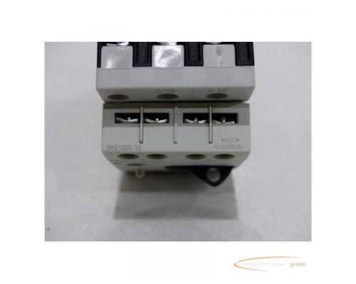 Siemens 3RV1011-1FA15 Leistungsschalter 5A / 60A + 3RV1901-1E Hilfsschalter - Bild 3