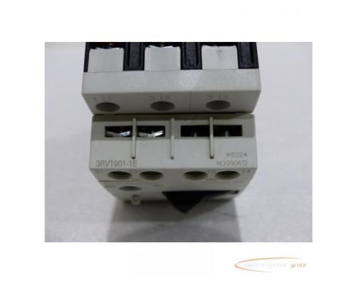 Siemens 3RV1011-0GA15 Leistungsschalter 0,63A / 7,6A + 3RV1901-1E Hilfsschalter - Bild 3