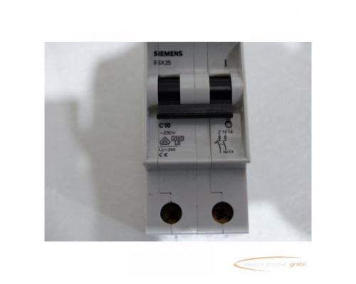 Siemens 5SX25 C10 Leistungsschutzschalter 230V - Bild 4