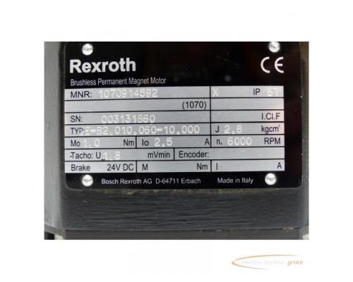 Rexroth SE-B2.010.060-10.000 Servomotor MNR:1070914592 SN:003131860 - Bild 4