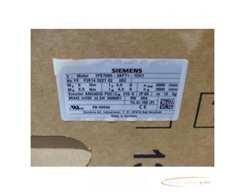 Siemens 1FK7080-2AF71-1CH1 Synchronmotor SN:YFF2614522702002 > ungebraucht! - Bild 3