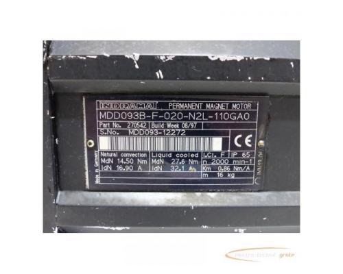 Indramat MDD093B-F-020-N2L-110GA0 Permanent Magnet Motor SN:MDD093-12272 - Bild 4