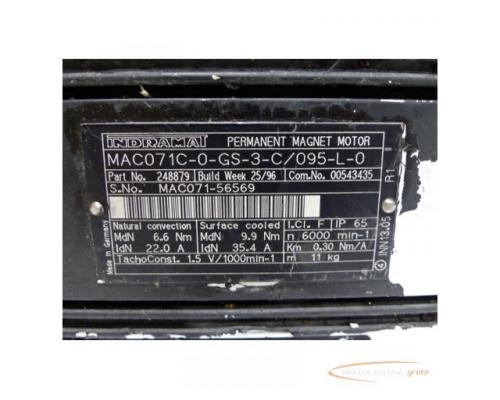 Indramat MAC071C-0-GS-3-C / 095-L-0 Permanent Magnet Motor SN: MAC071-56569 - Bild 4