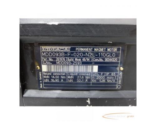 Indramat MDD093B-F-020-N2L-110GL0 Permanent Magnet Motor SN: MDD093-2593 - Bild 4