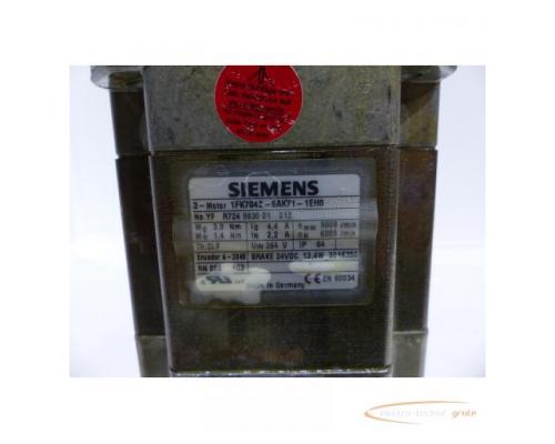 Siemens 1FK7042-5AK71-1EH0 3~ Motor SN: YF R724 9830 01 012 - Bild 4