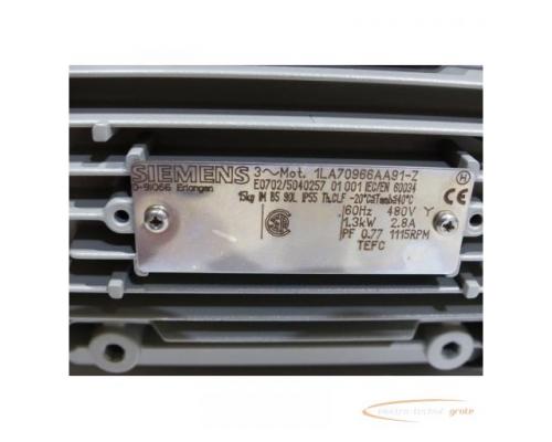 Siemens 1LA7096-6AA91 - Z Motor SN:E0702/504025701001 - Bild 4