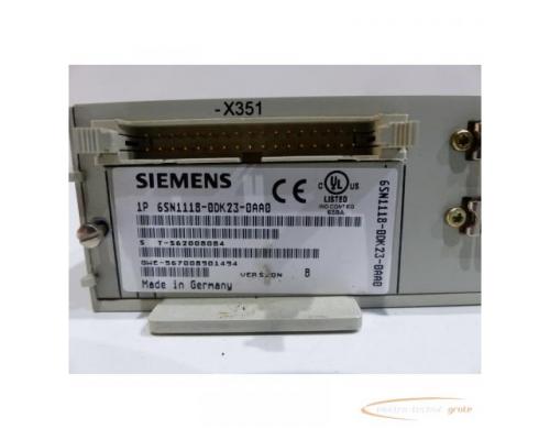 Siemens 6SN1118-0DK23-0AA0 Regelungseinschub Version B SN:T-S62008084 - Bild 4