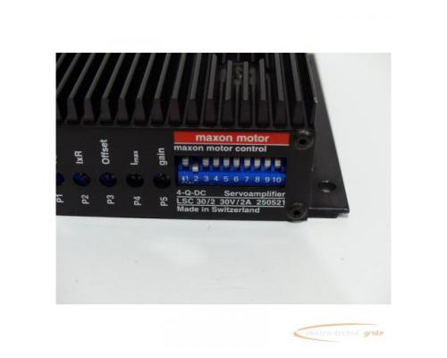 Maxon Motor LSC 30 / 2 Servoamplifier SN:44116590 - Bild 4