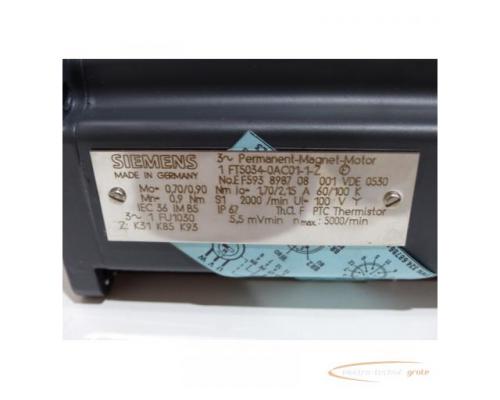 Siemens 1FT5034-0AC01-Z SN:EF593898708001 > ungebraucht! - Bild 5