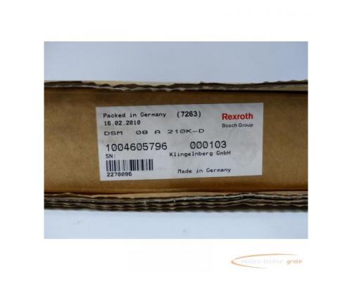 Bosch / Rexroth DSM 08 A 210K-D - 1070081493-209 SN:002270096 > ungebraucht! - Bild 6