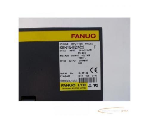 Fanuc A06B-6102-H122 # 520 Spindle Amplifier Module SN:V00607868 >ungebraucht! - Bild 5