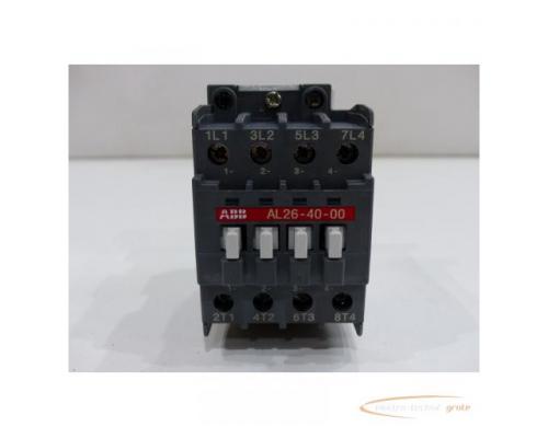 ABB AL26-40-00 Schütz 24V Spulenspannung + ABB CA5-31M Hilfskontaktblock - Bild 5