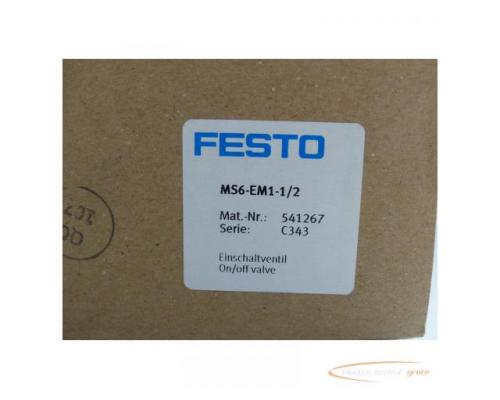 Festo MS6-EM1-1/2 Einschaltventil 541267 > ungebraucht! - Bild 3