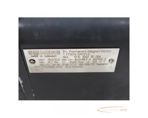 Siemens 1FT5076-0AF01-2 Permanent-Magnet-Motor SN:E1X10106315006 - Bild 4