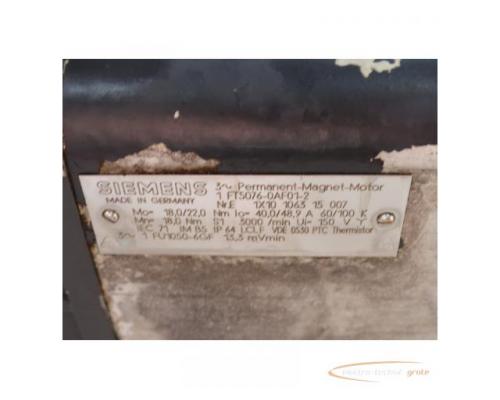 Siemens 1FT5076-0AF01-2 Permanent-Magnet-Motor SN:E1X10106315007 - Bild 4