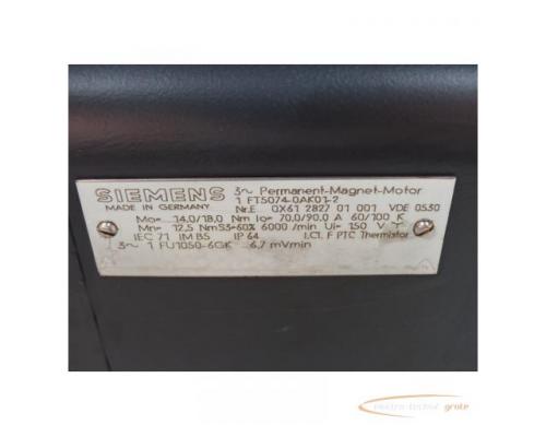 Siemens 1FT5074-0AK01-2 Permanent-Magnet-Motor SN:E0X61282701001 - Bild 4