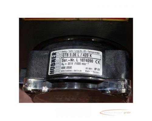 Siemens 1GG5116-0FY40 - 6HU7 - Z SN:E7J80558004010 + Hübner GTB 9.06 L / 420 K SN:L1874090 - Bild 4