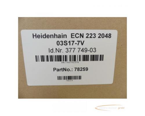 Heidenhain ECN 223 2048 03S17-7V / 377 749-03 / SN:14679237X mit 6 Mon. Gewl. - Bild 2