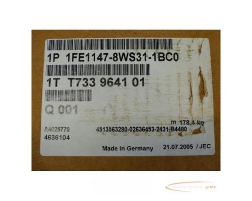 Siemens 1FE1147-8WS31-1BC0 SN:1TT733694101 > ungebraucht! - Bild 6