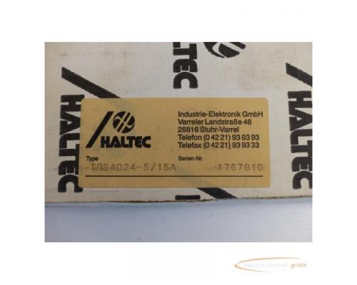 HALTEC TGS4024-5 / 15A DC/DC Wandler mit Potentialtrennung SN:1767810 > ungebraucht! - Bild 5