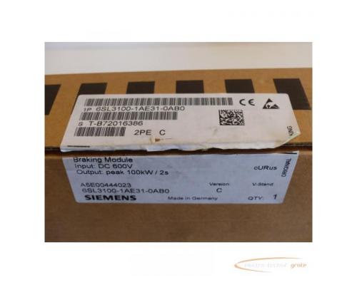 Siemens 6SL3100-1AE31-0AB0 Braking Module SN:T-B72016386 > ungebraucht! - Bild 6