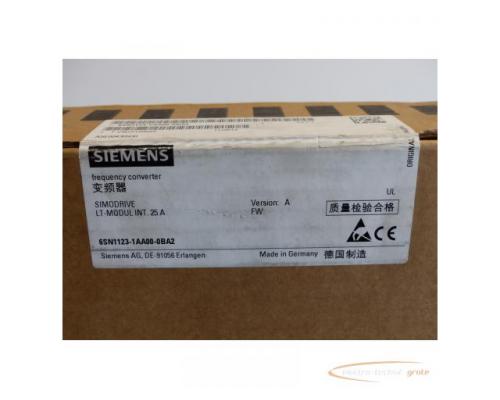 Siemens 6SN1123-1AA00-0BA2 LT-Modul SN:T-CN22120023 > ungebraucht! - Bild 2