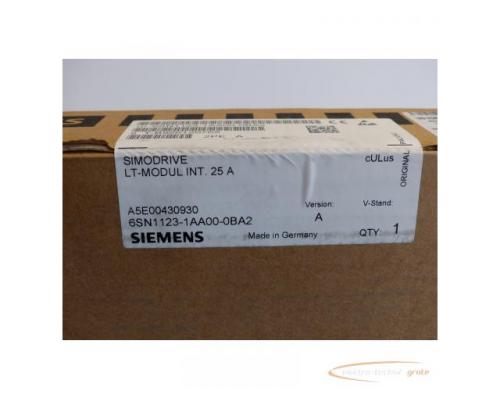 Siemens 6SN1123-1AA00-0BA2 LT-Modul SN:T-B926120765 > ungebraucht! - Bild 2