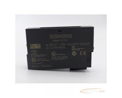 Siemens 6ES7138-4AA01-0AA0 Reservemodule > ungebraucht! - Bild 2