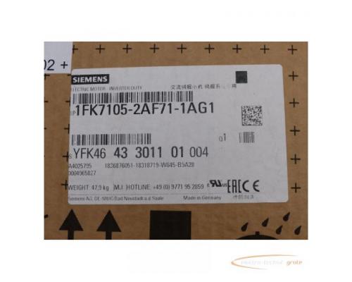 Siemens 1FK7105-2AF71-1AG1 Synchronmotor SN:YF4643301101004 > ungebraucht! - Bild 4