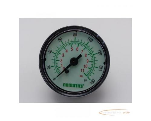 numatics Manometer 11 bar 160 psi F+R100 > ungebraucht! - Bild 2