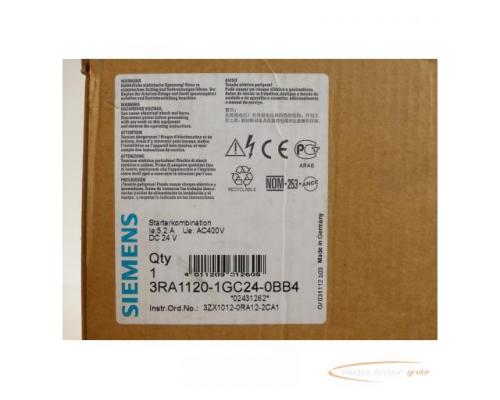 Siemens 3RA1120-1GC24-0BB4 Starterkombination > ungebraucht! - Bild 5