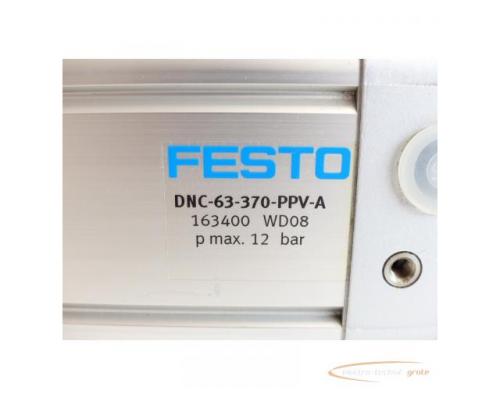 Festo DNC-63-370-PPV-A Normzylinder 163400 > ungebraucht! - Bild 2