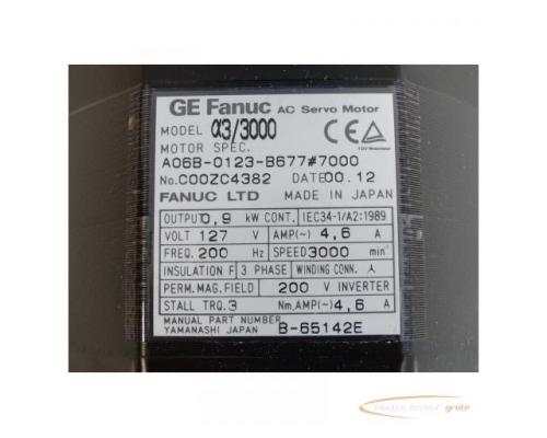 Fanuc A06B-0123-B677 # 7000 Servomotor SN:C00ZC4382 - ungebraucht! - - Bild 5